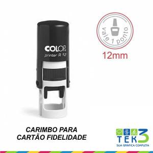 Carimbo Automático  - Cartão Fidelidade  12mm    